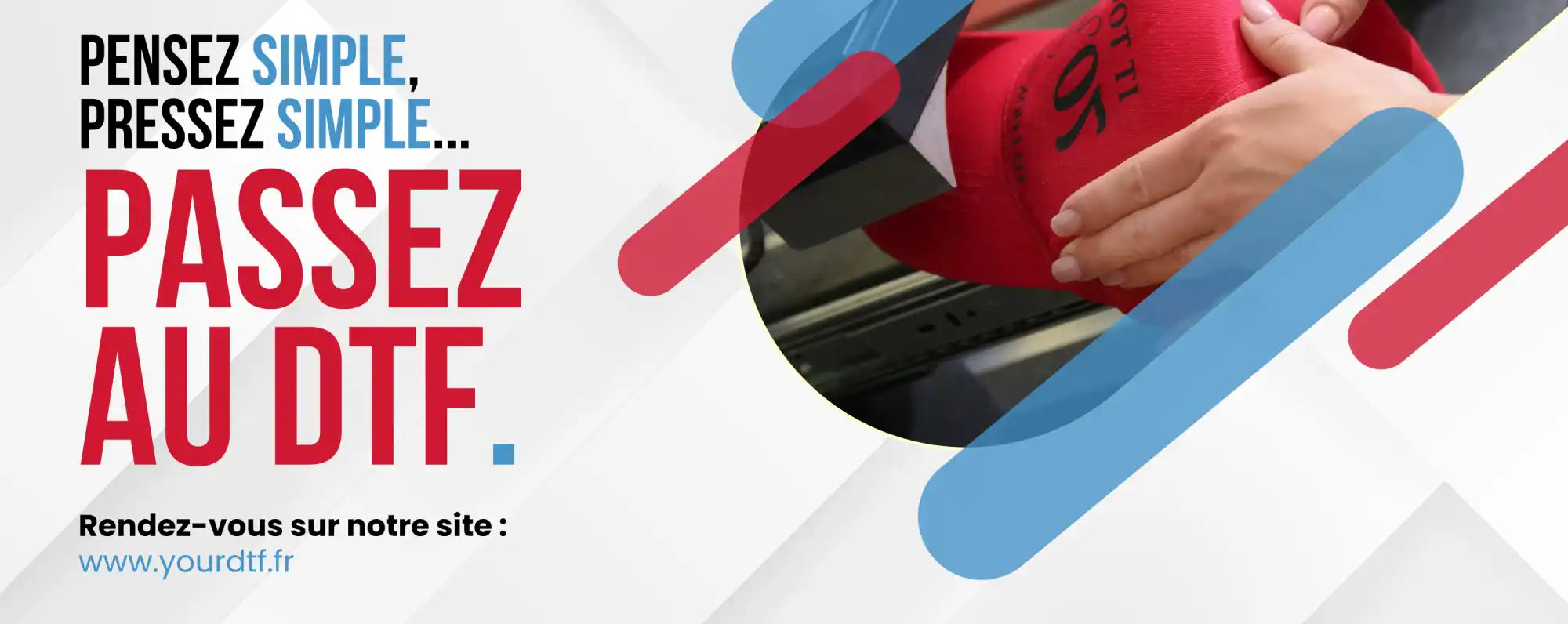 Publicité pour l'impression DTF.