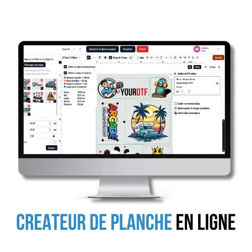 Révolution dtf uv avec le créateur de planche UV - YourDtf